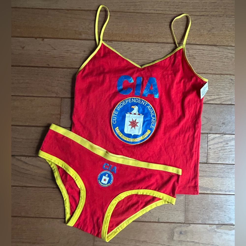 Y2K bimbo sexy underwear set